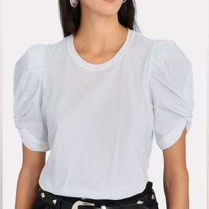 A.L.C. Kati Puff Sleeve T-Shirt Size S